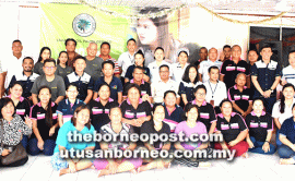 SOPB personnel, Jepak Health Clinic staff and SpecShop workers pose with the participants of SOPB’s Vision Care Project.