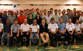 SOPB management representatives and participants post for a group photo during the launch of the OPSP policy at Imperial Hotel in Miri on March 18.