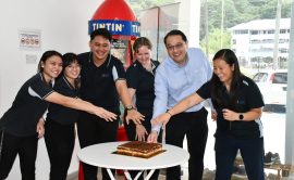 Group photo of HSM and SOP Foundation celebrating 2nd Anniversary of Healthy Strides Malaysia